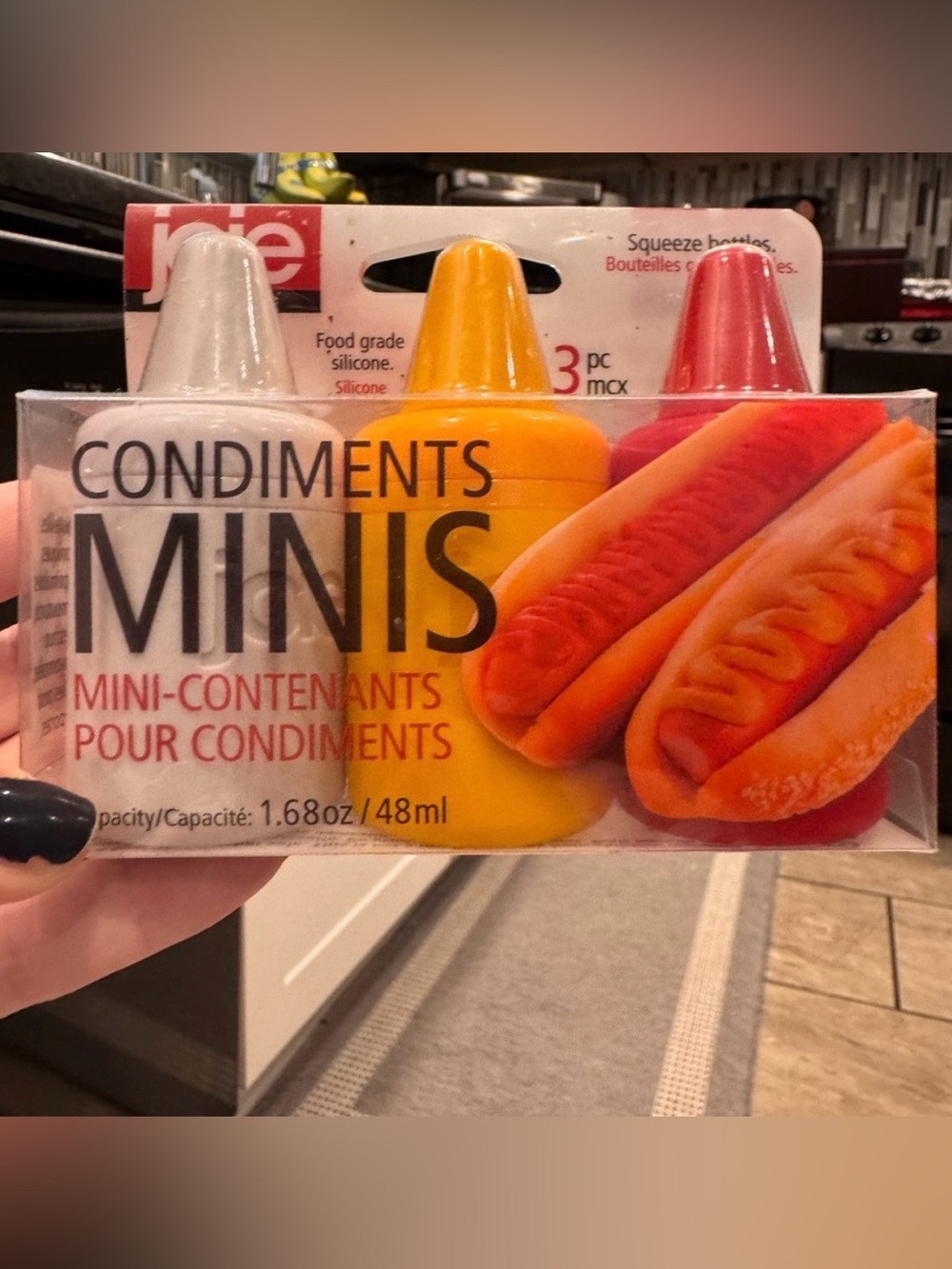 Joie Condiments Minis Trio - Red, Yellow, White